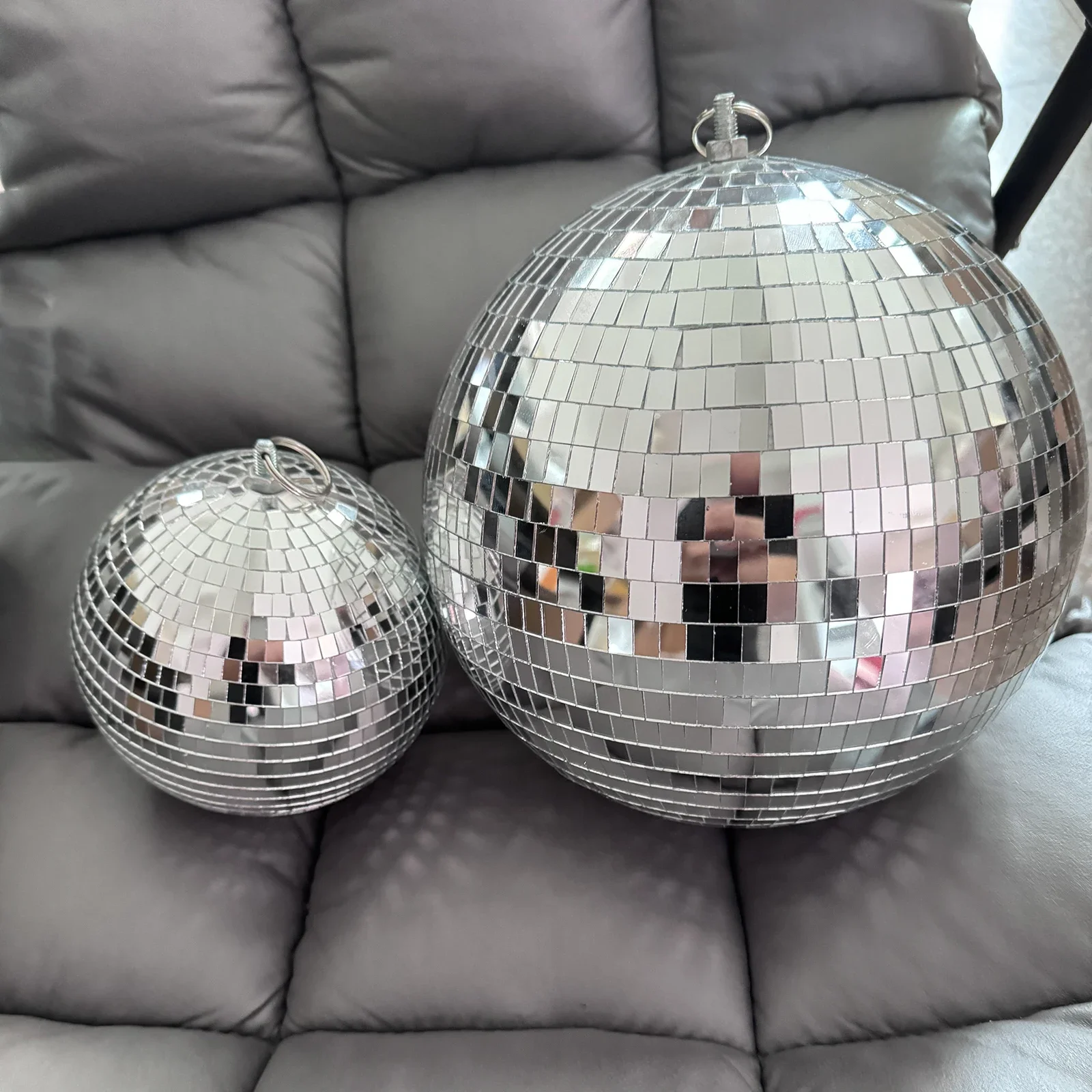 

Mirror Disco Ball Decor Hanging Disco Home Decor Rotating Glass Ball Party Decoration Bar Reflection Disco Ball Party Decor