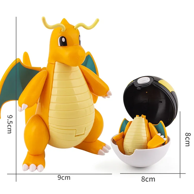 Pokemon Figuren Spielzeug Taschenmonster Ball Modell Pikachu Gengar Pokeball Dragonite Snorlax Pokeball Actionfiguren Spielzeug