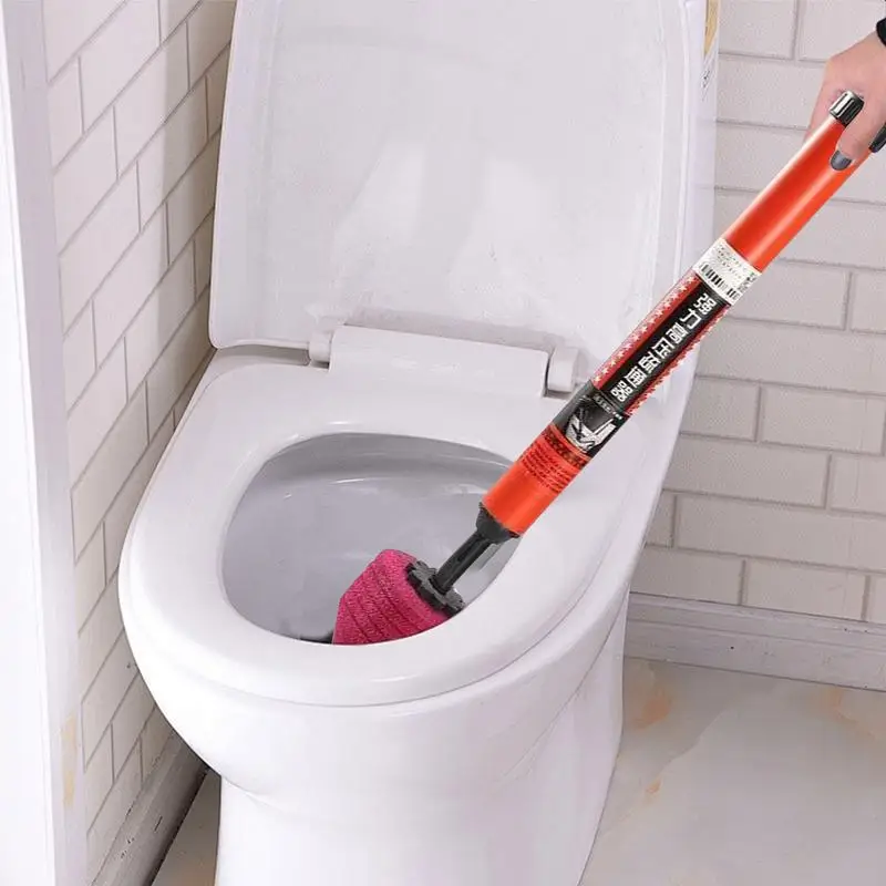 High Pressure Toilet Unblock One Shot Toilet Pipe Plunger Silicone Quickly Unblock Household Toilet Sewer Dredging Plunger