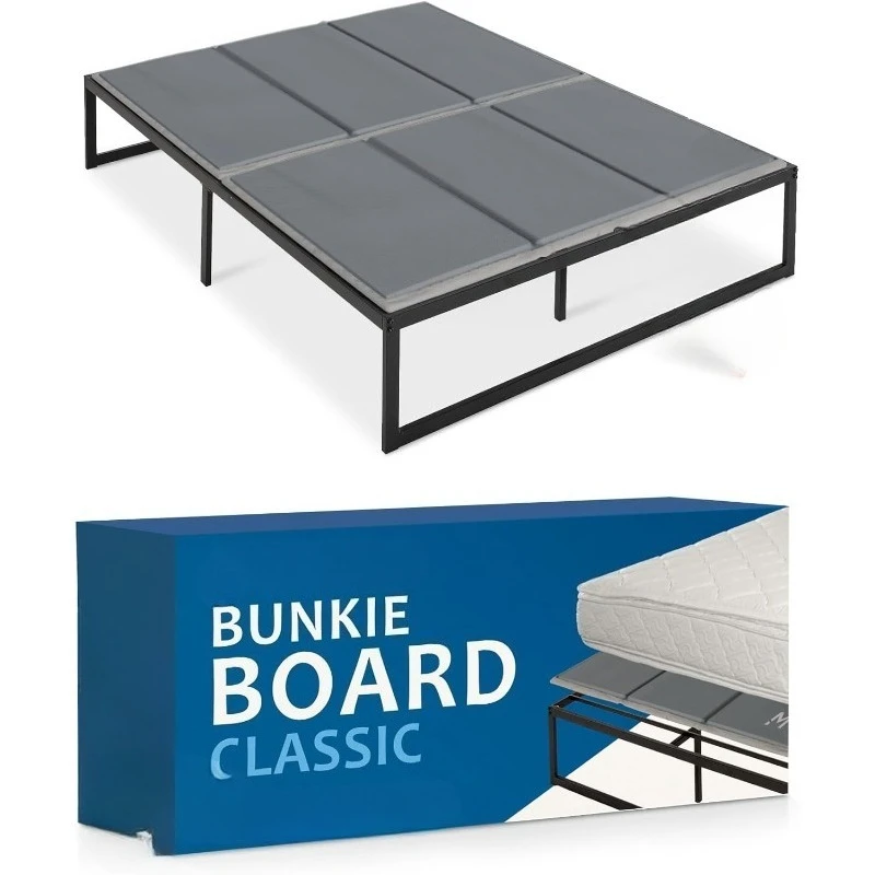 

Premium 10mm Bunkie Board Queen Size (60x80'') Patent Pending Low Profile Bed Board Design - Breathable, Noise