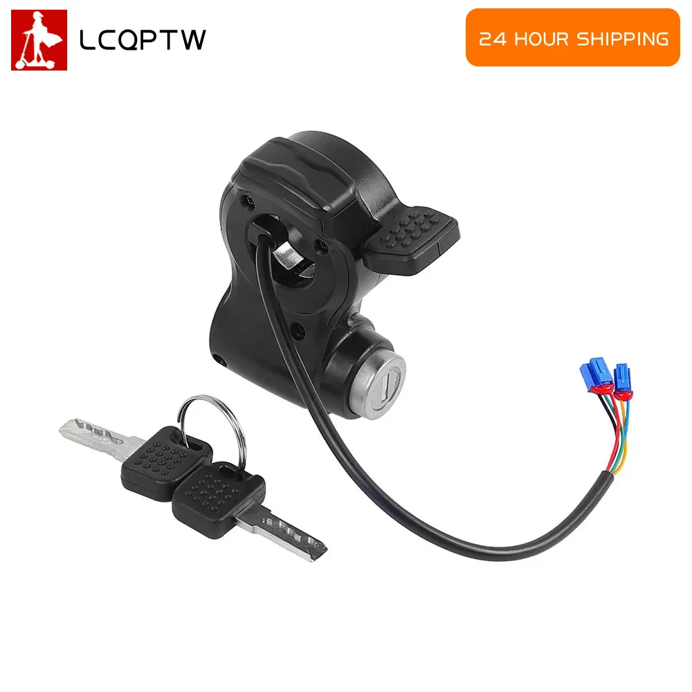 المتكاملة خنق التبديل قفل مفتاح إشعال قفل تسريع زر قفل ل KuKirin A1/G2Max/G2Pro سكوتر كهربائي #1