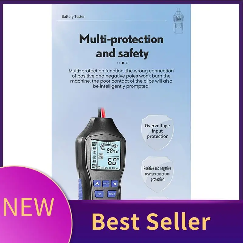 

B46C 12 В 24 В тестер автомобильного аккумулятора Automotiva Comprobador De Baterias монитор диагностический для транспортных средств инструменты аксессуары 1 шт.