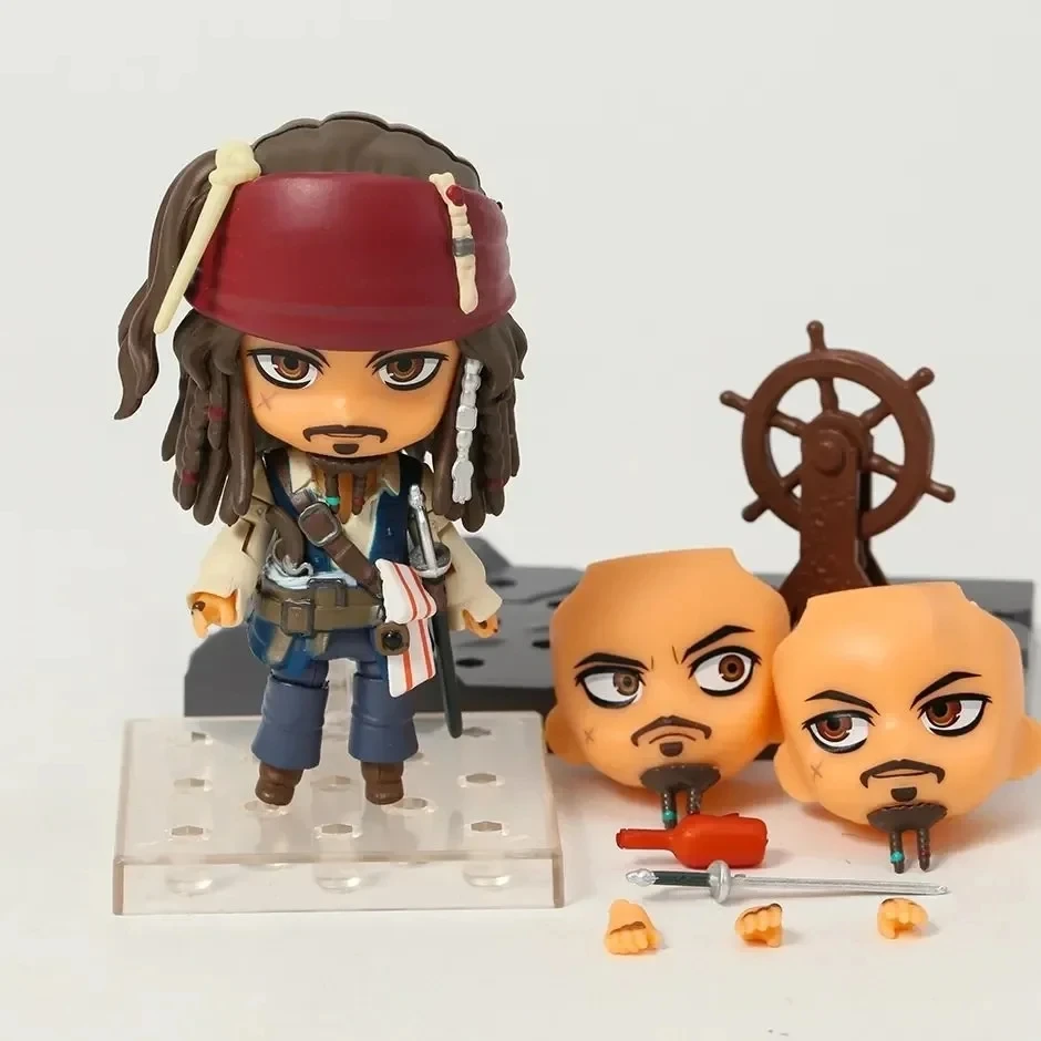 Pirates of The Caribbean Figure 1557 Jack Sparrow High-end Anime Action Collection Desktop Ornament Decoration Children Toys