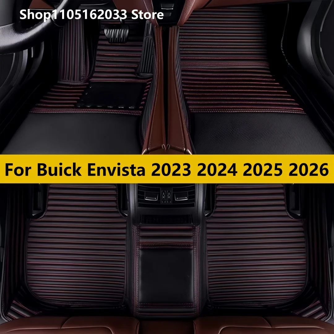

Custom Car Floor Mats Fit For Buick Envista 2023 2024 2025 2026 Auto Accessories Full Set Leather All Weather Cars Carpets Pads
