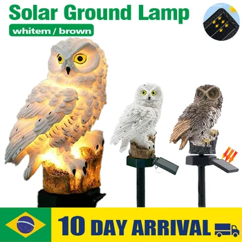 Solar Owl Garden Stake Light 1