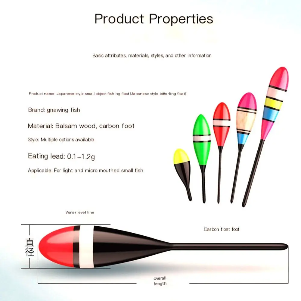 الروبيان المجموعة أحجام متنوعة تتقلب يطفو Bobbers الجليد الصيد إغراء تعويم مؤشر ضوء عصا يطفو