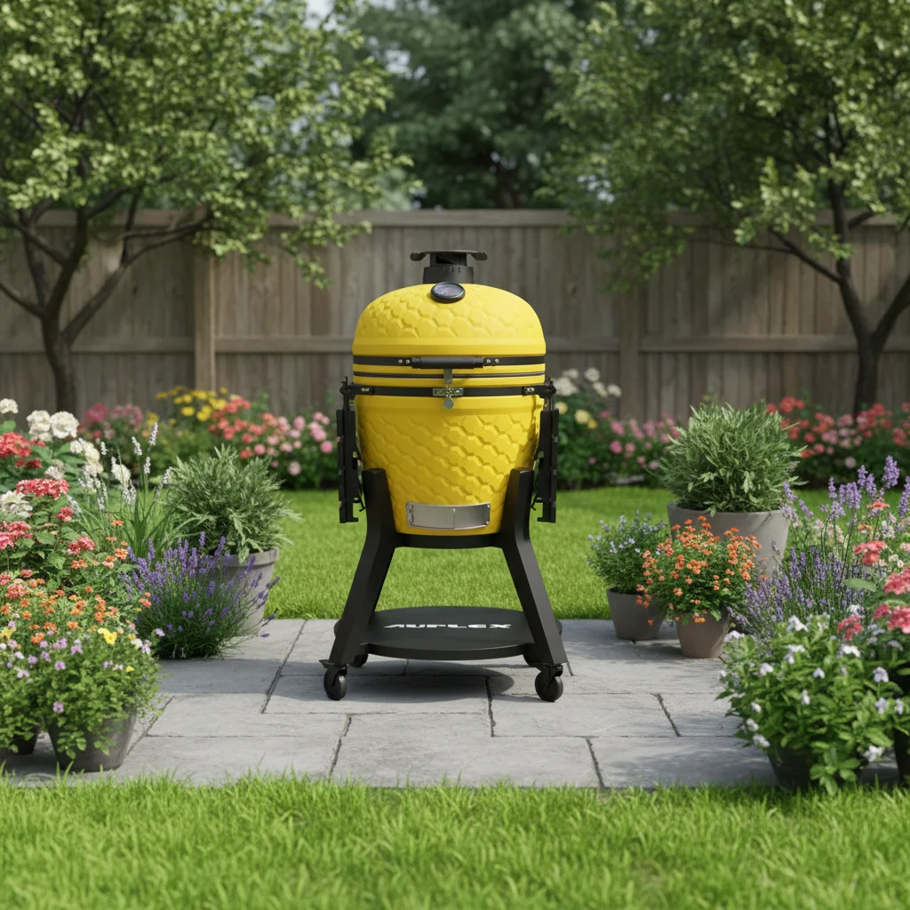 Premium Kamado Grill 22 Inch Parrilla China Charcoal Grill Camado Charcoal Smoker Grill Barbecue