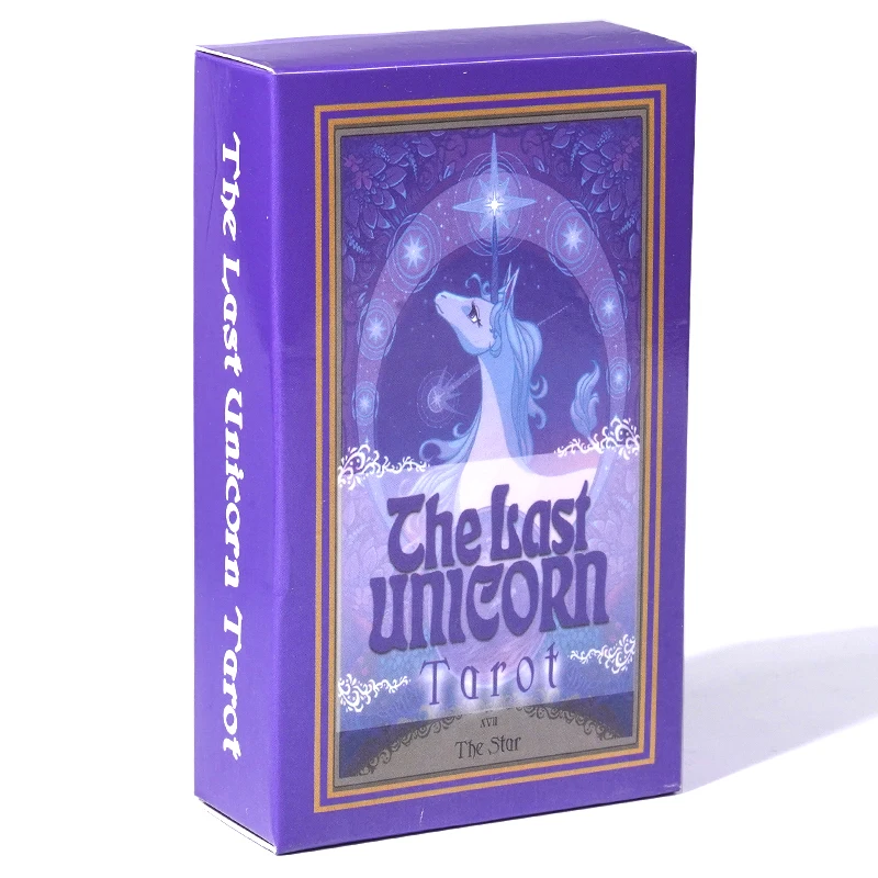 L\'ultimo mazzo di tarocchi unicorno 78 tarocchi carte dei tarocchi originali per principianti con PDF Guidebook divinazione Oracle Card Deck
