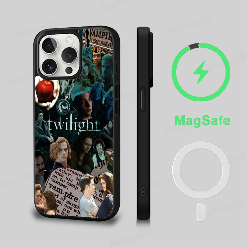 

TV Twilight Isabella Edward Cullen Phone Magnetic Case For IPhone16 14 13 12 11 15 ProMax Plus For Magsafe Wireless Charge Cover