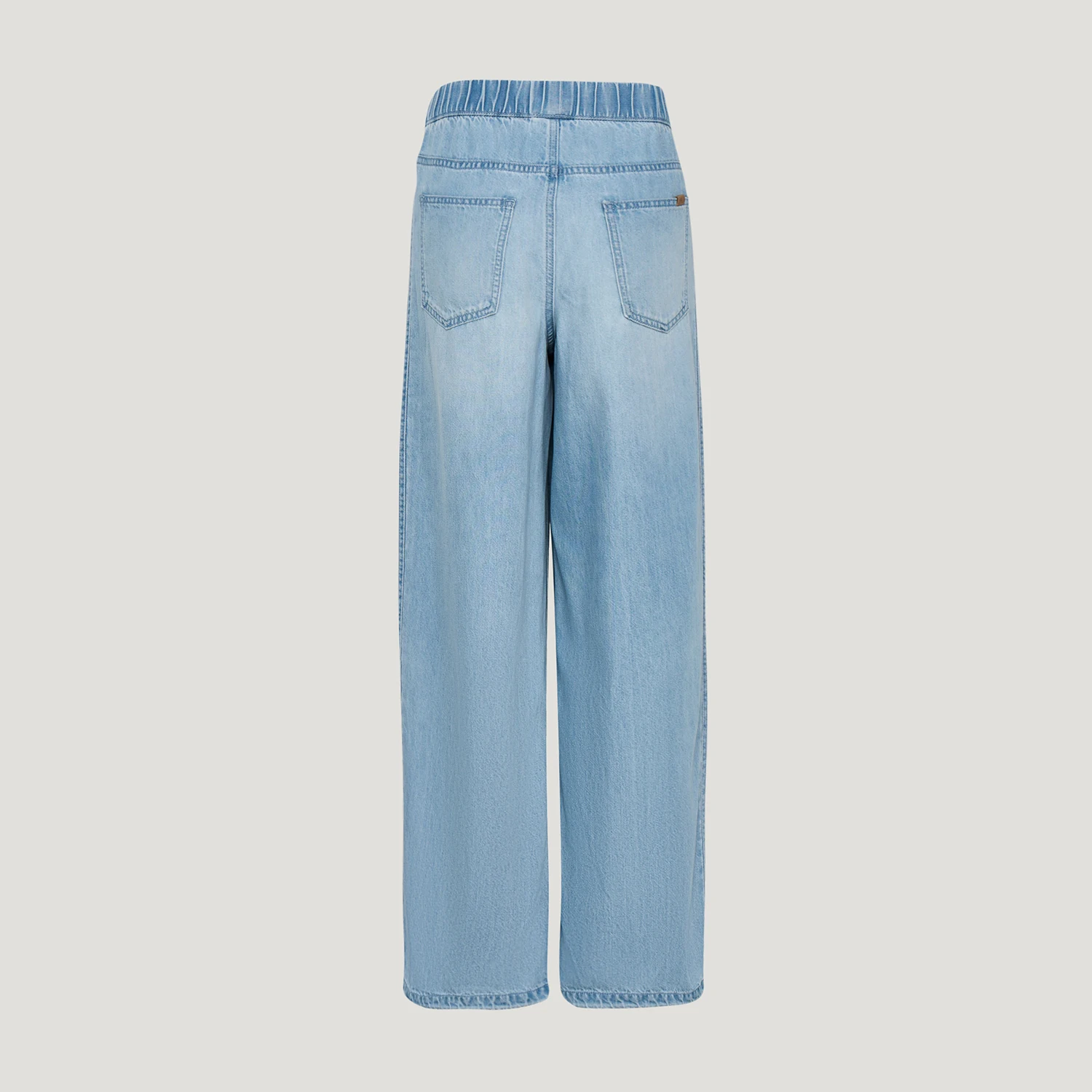 Adidas genuine clover women's denim loose casual pants for daily wear KY3346