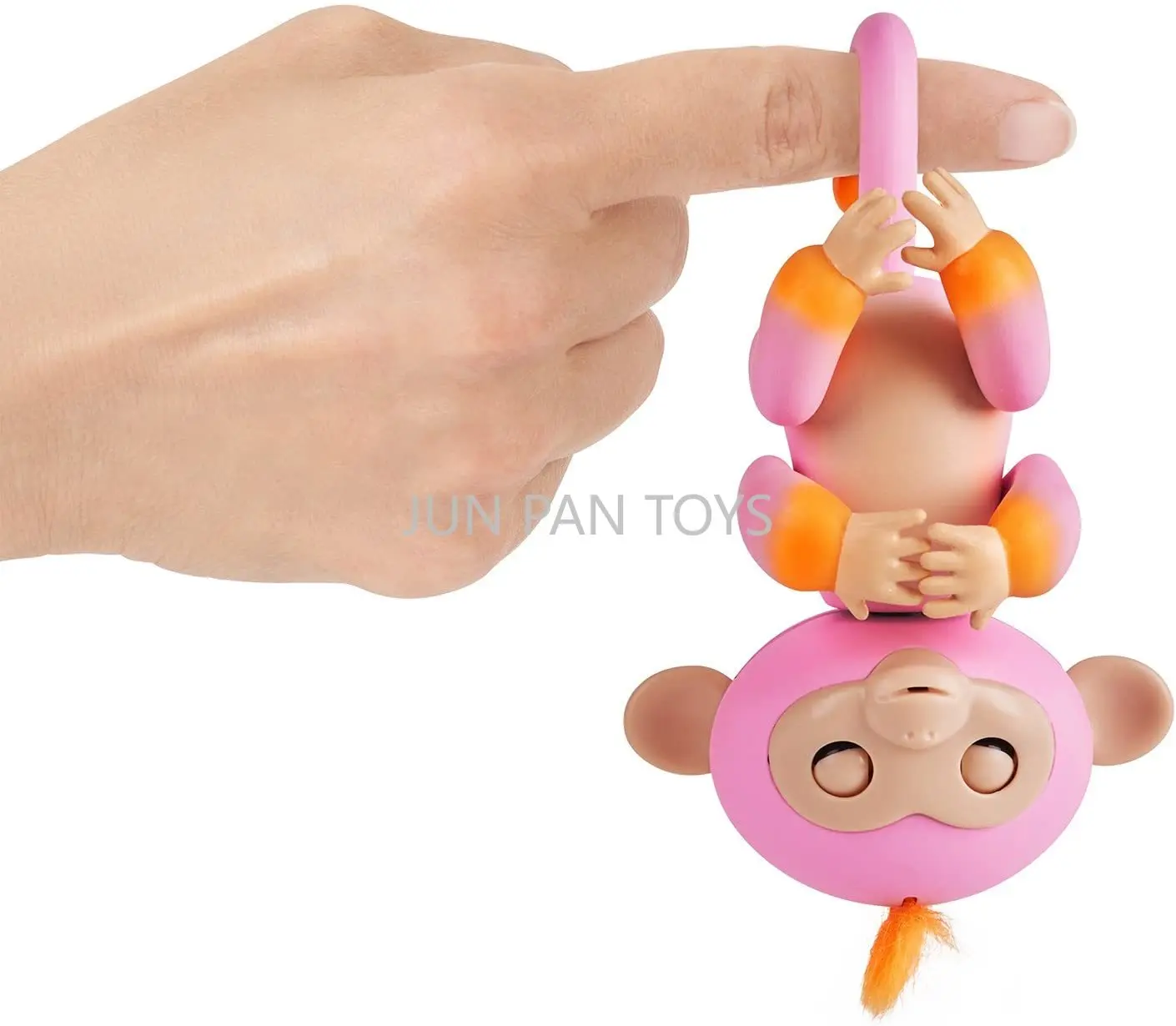 Jouets interactifs originaux de singe de bébé de bouts de doigts, jouets de figurine d'action, animal de compagnie intelligent électronique de fille, cadeau d'enfants