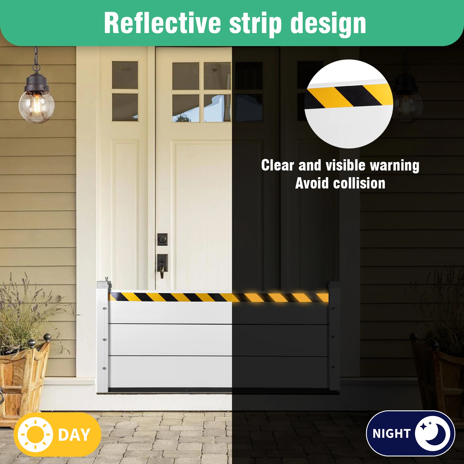 

Household Flood Panel Shield Reusable Multi-Purpose Flooding Baffle Gate Stackable for Gates/Subways/Factories/Garages/Roads