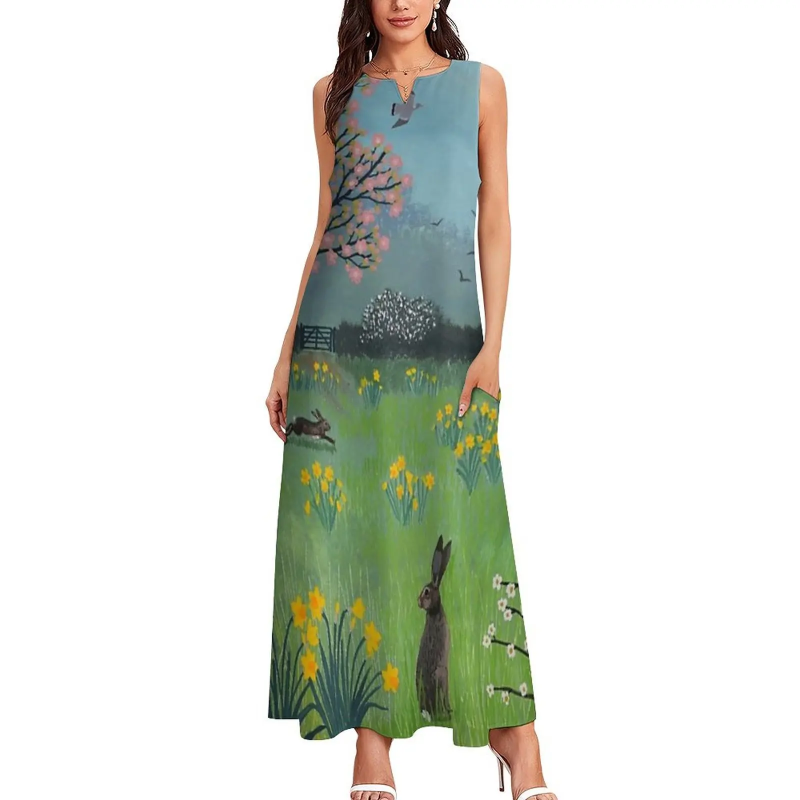 March Hares vestido largo vestidos mujer verano 2025 vestidos de verano para mujer 2025 ropa mujer verano 2025