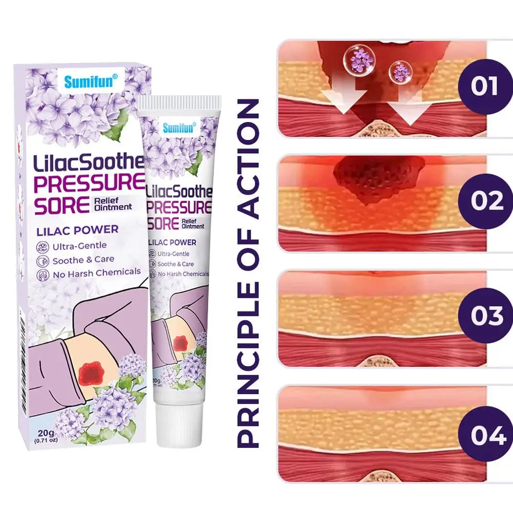 Herbal Bedsore Ointment Wound Healing Myogenic Pressure Ulcer Care Bedsores Treatment Cream