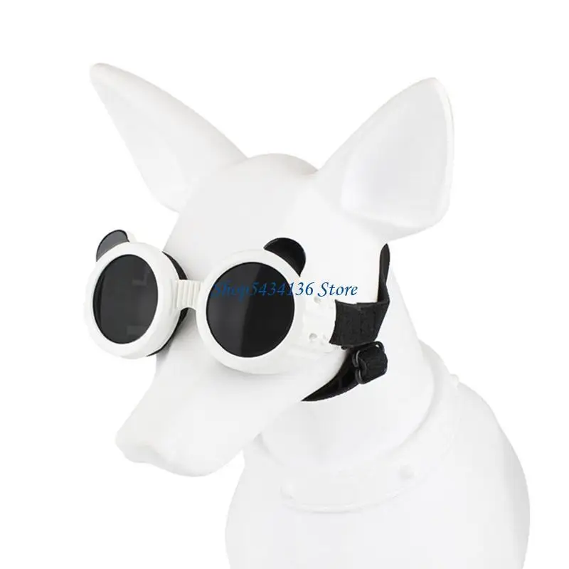 H7ED Pet Goggles Small Dog Eye Protective Goggles Fashion Dog Dustproof Eyeglasses