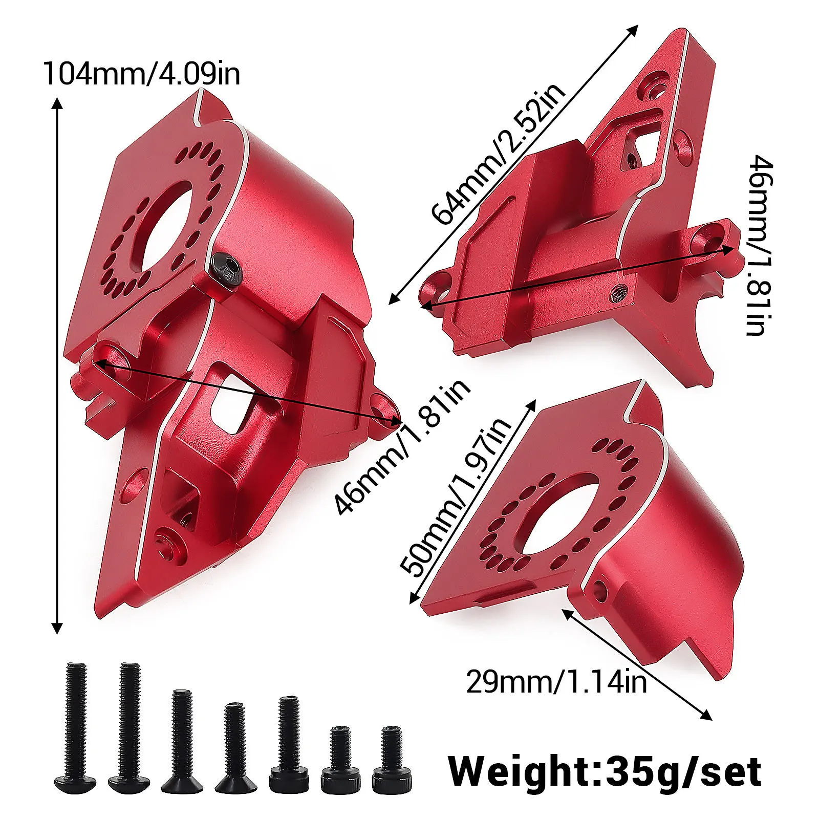 Motor Seat Aluminum Alloy Quick Release for TRAXXAS MINI MAXX TRA10777 RC Car Metal Upgrade OP Accessories Parts