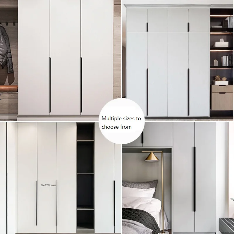 Maniglie per Mobili ad Arco Invisibili – Design Lussuoso in Alluminio per Ante di Cucina e Armadi