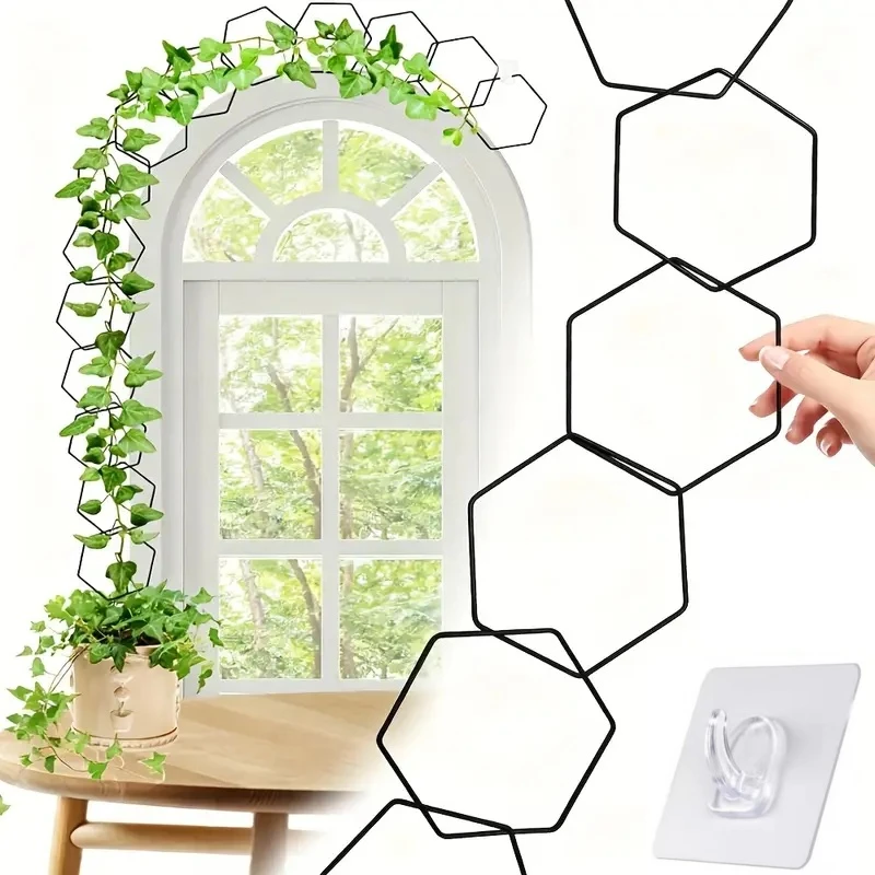 1 set of 10pcs DIY Chain Trellis, Elegant Plant Trellis Support Stand for Climbing Plants, For Gardeners & Plant Lovers