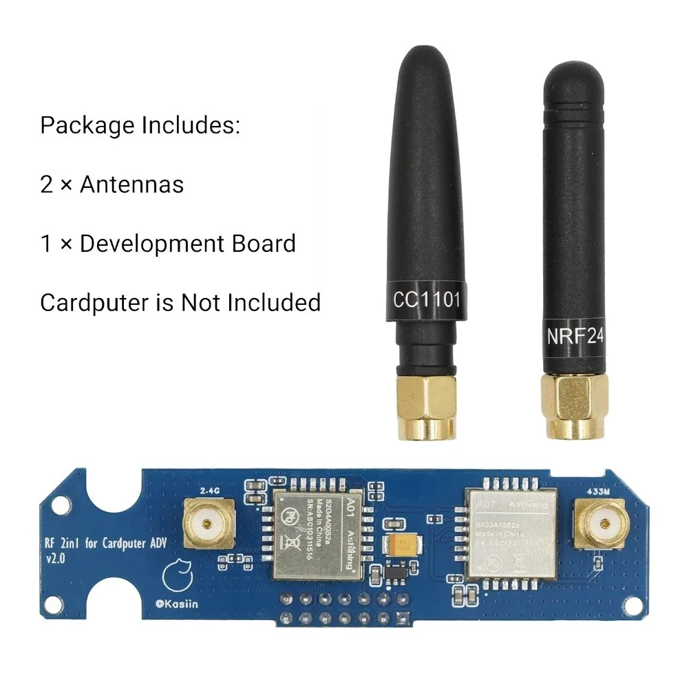 

Беспроводной радиочастотный модуль 2-в-1 для картотера M5Stack CC1101 и NRF24, совместимый с прошивкой Брюса, индивидуальная частота