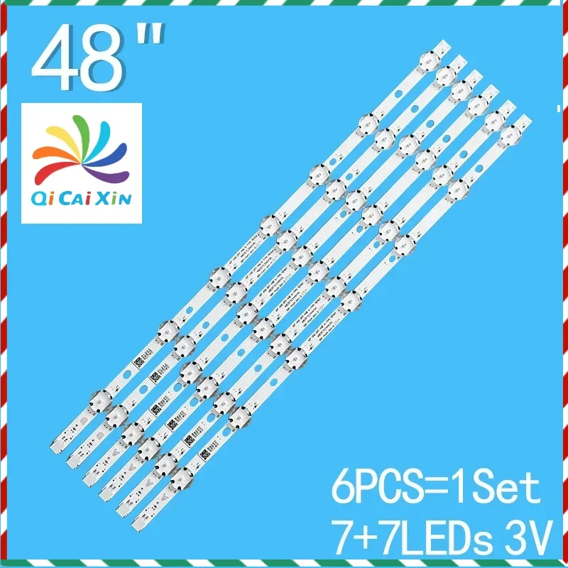 

LED Backlight for HITACHI 48HK6T64U 48HK6T64 48HK6T74 48HB6T72U VESTEL 48 UHD DRT VNB A B-TYPE VES480QNDS-2D-N1 N11