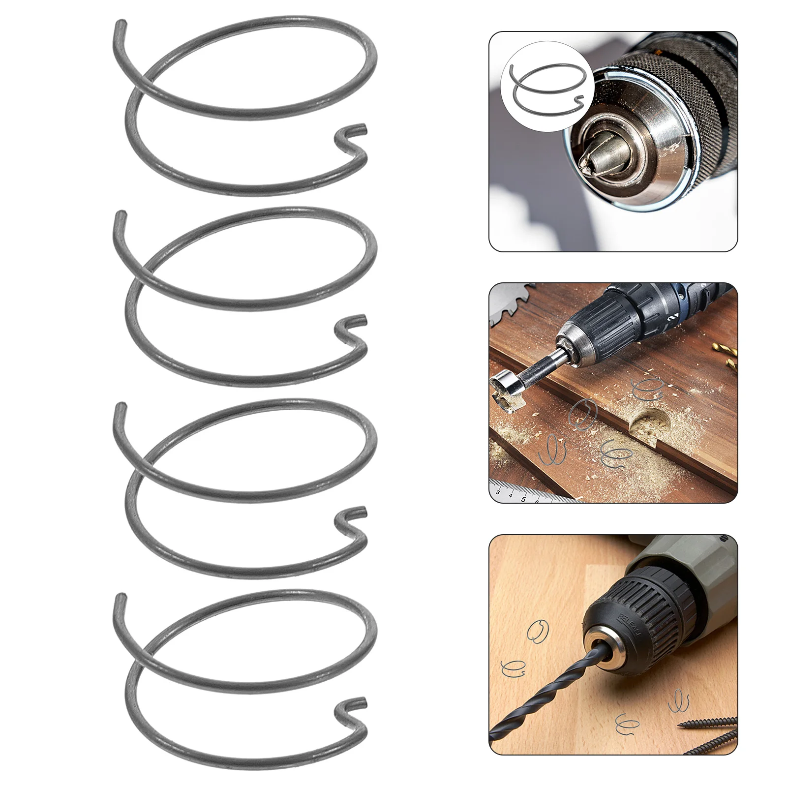 

4Pcs Impact Driver Spring High Grade Durable Replacement Parts for Dcf885 Impact Driver Hand Tool Accessory Hand Tool Supply