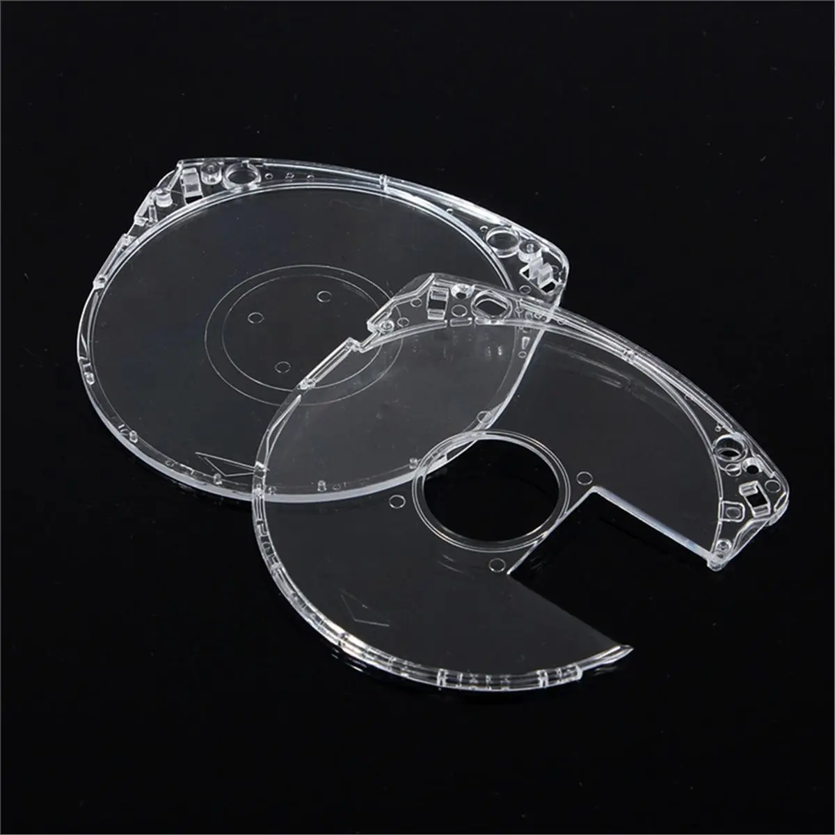 10Pcs Clear Disc Case Shells for 1000 2000 3000, Hard Plastic Game Storage Protective Box Covers