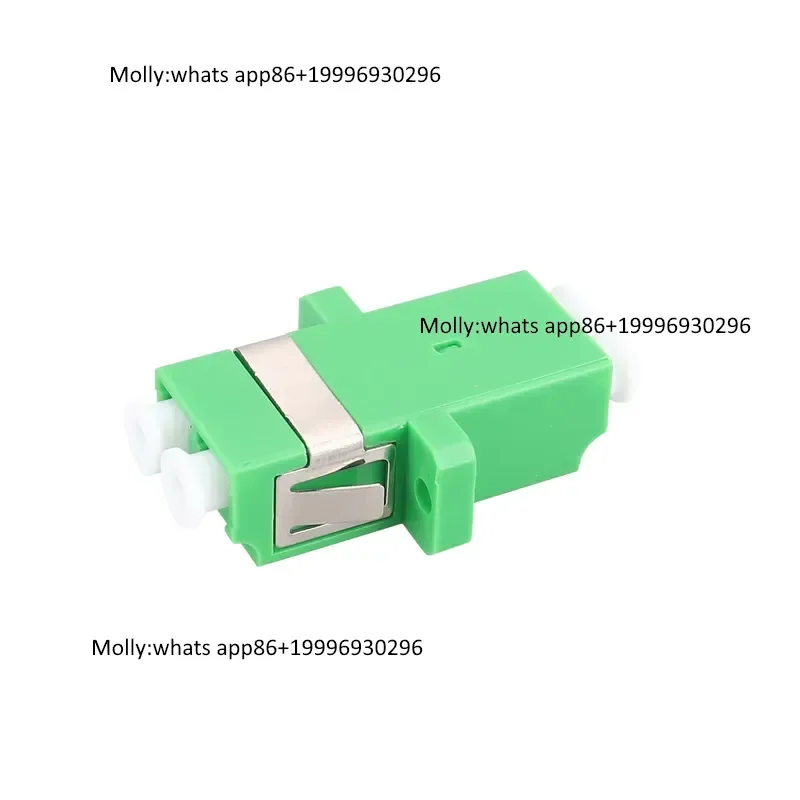 Fiber Adapter SM Duplex Optical Flange Coupler LC/APC Fiber Optic Adapter for Fast Connector
