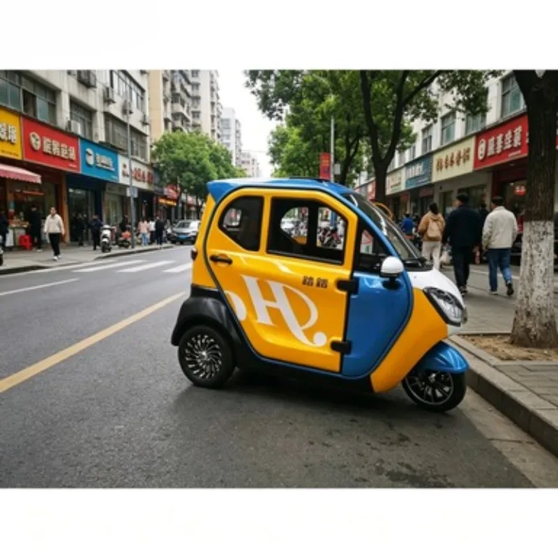 Manufacturer's Leisure Electric Motorized Three-Wheeled Motorcycle Cargo Water-Cooled Engine Open Body 3C Certified Tricycle Tuk