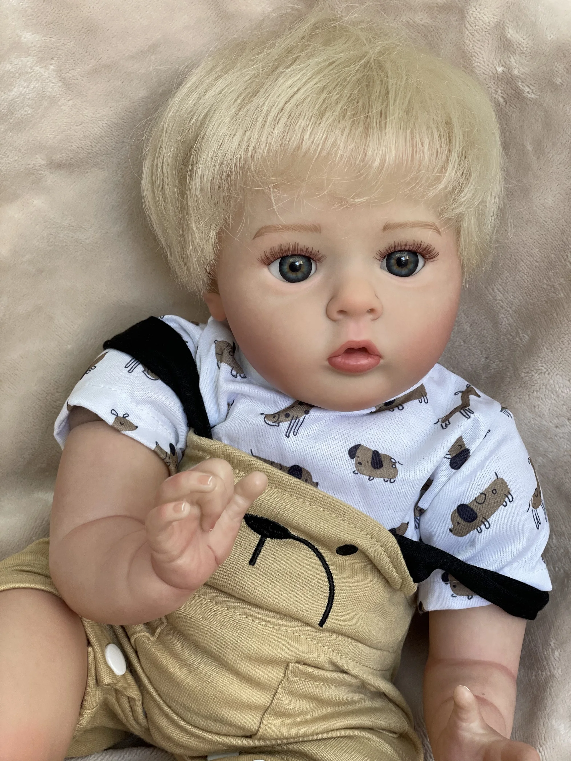 19 Inch Reborn Dolls 3D Painted Lifelike Bebe Newborn Baby Doll Toys For Kid's Gifts Muñecas Reborn
