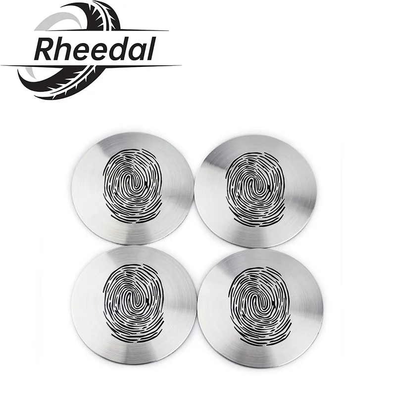 

Rheedal 4 шт. 56mm / 2.20in Алюминиевые автомобильные наклейки автомобильные колеса шины обод центровая крышка ступицы наклейка формовочная наклейка аксессуары