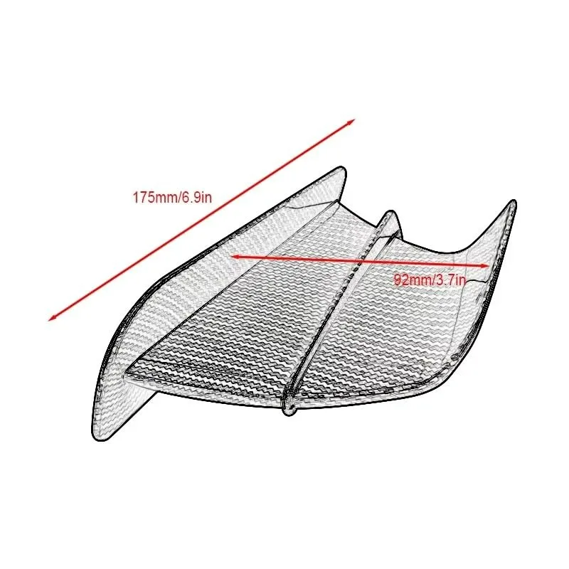 Moto Spoiler Ala Aerodinamica Winglet per Yamaha YZF R1 R6 R25 R7 R3 per Bmw S1000RR S1000R S 1000 RR/R 1000R 1000RR