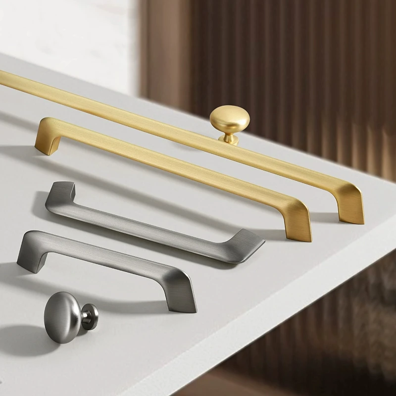 Maniglie per mobili da cucina Maniglie per mobili in lega di zinco argento nero oro con viti, per scrivanie, cassetti, armadi tira hardware