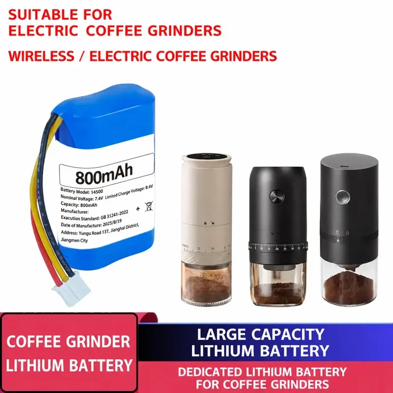 Coffee Grinder for Battery Powered Handheld Bean Grinder for European Cooking Coffee Bean Grinder