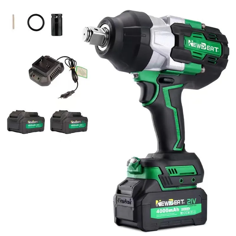 1300N/1600N High Torque Cordless Impact Wrench,Rechargeable Brushless Electric Wrench with CE Certificate EU Standard Power Tool