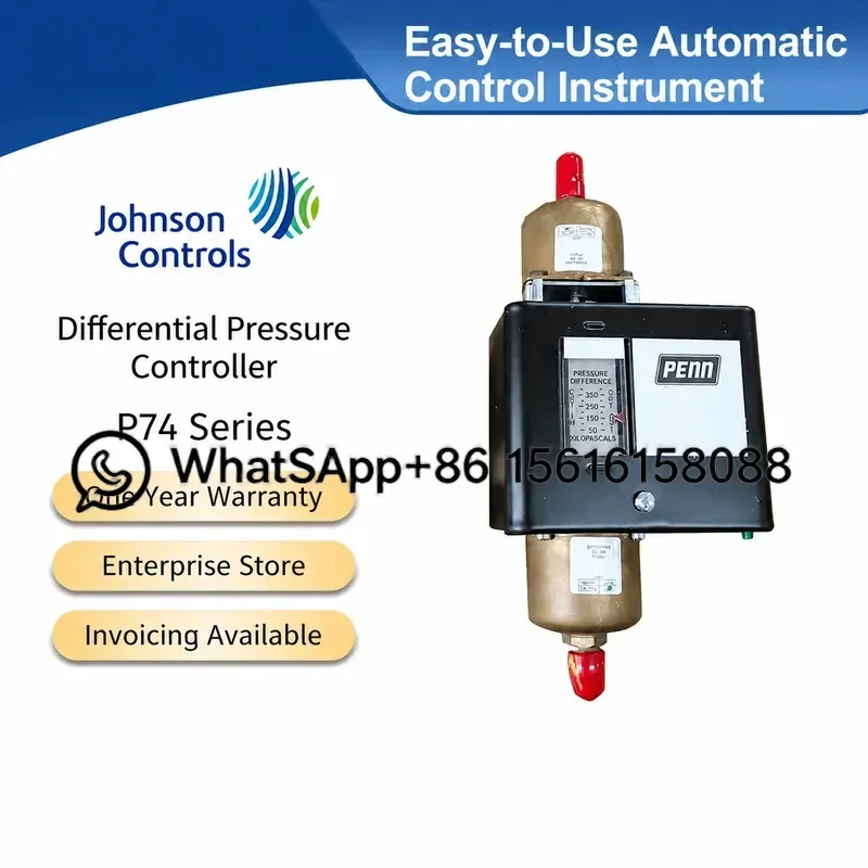Johnson Controls P74BA-1C P74EA-8C P74FA-5C P74JA-3C Liquid Differential Pressure Controller Switch HVAC Refrigeration