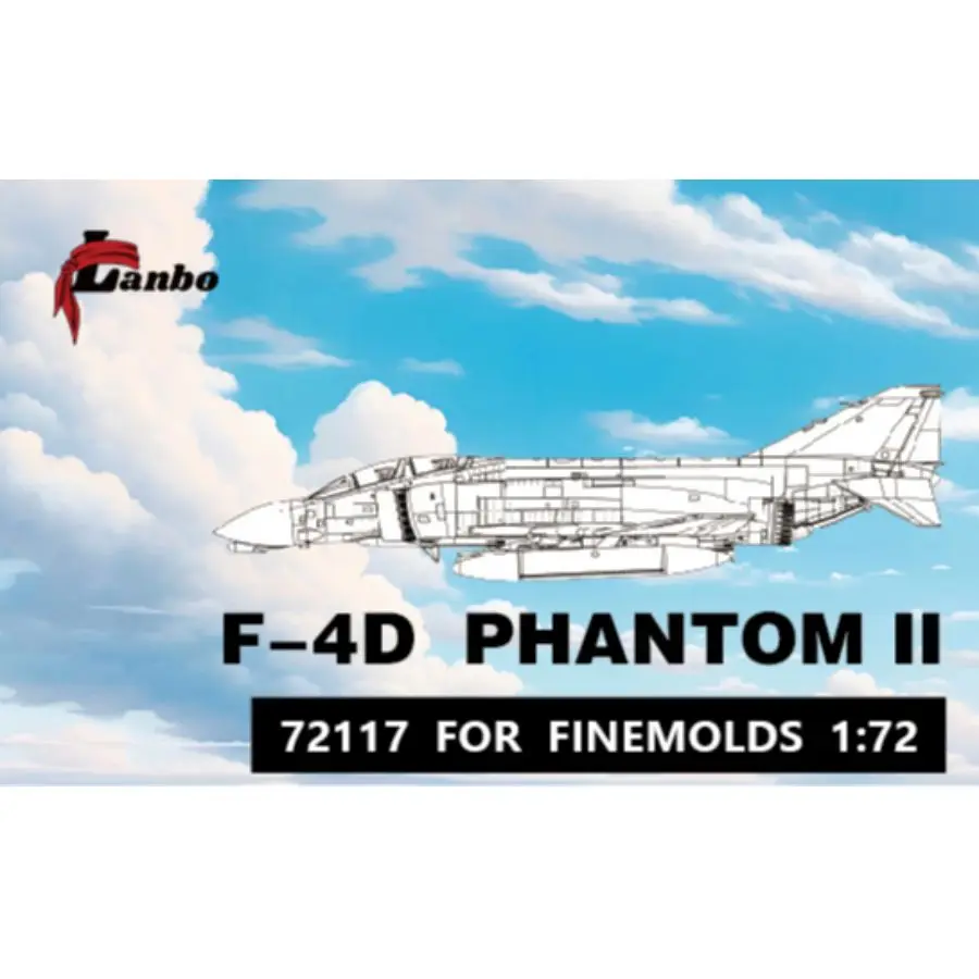 Lanbo Models F-4D PHANTOM II 72117 FOR FINEMOLDS 1:72 3D Cockpit