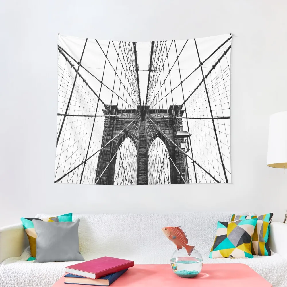 

Brooklyn Bridge Web Tapestry Room Decoration Accessories Home Decorations Wall Deco Tapestry