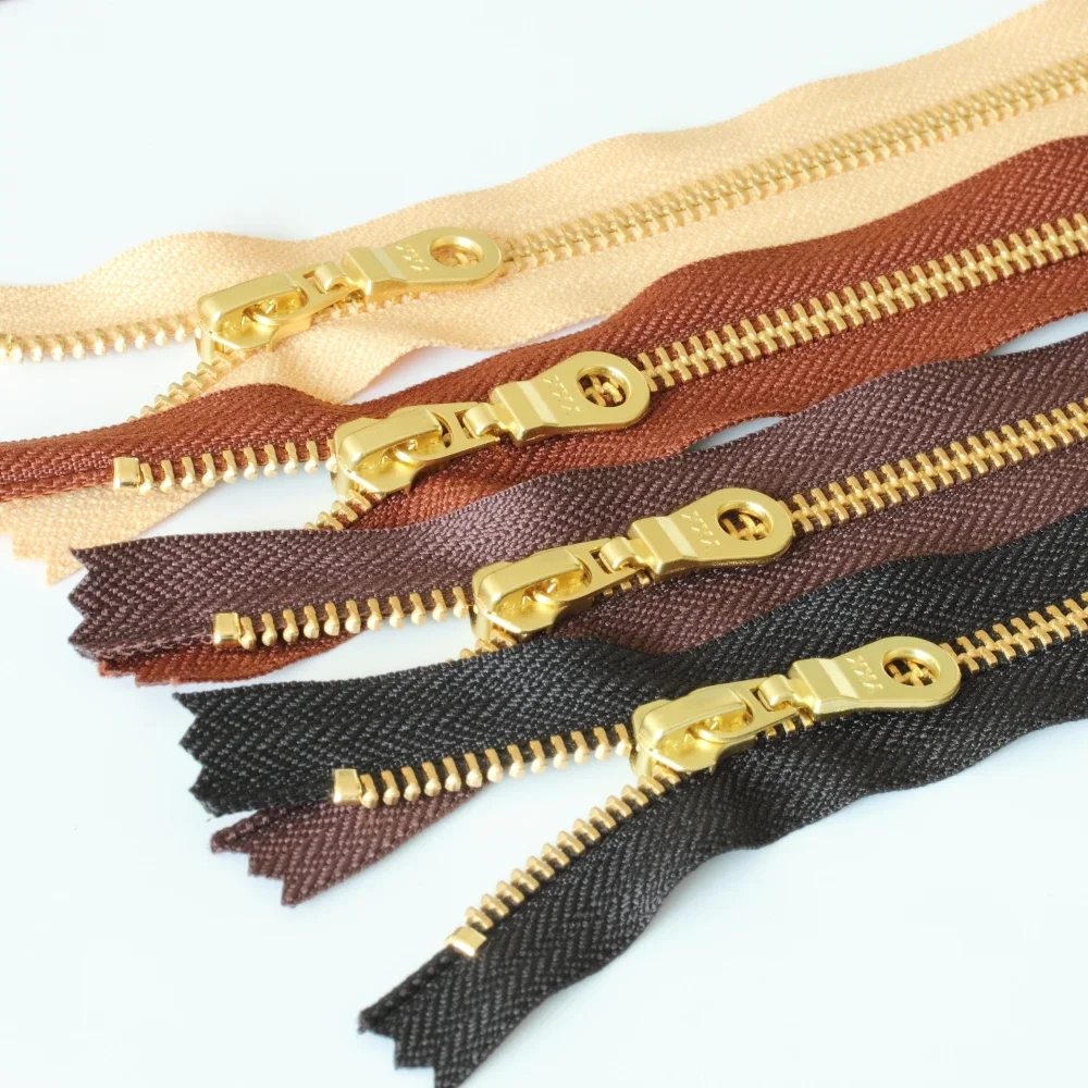 5PCS Authentic Japanese YKK 5th DA8MSL1 Zipper with Y-teeth Closed Tail 20.30.40cmDIYZipper Repair Kit