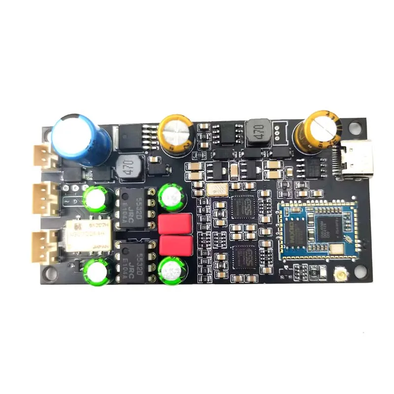 New Dual ES9039Q2M Lossless HiFi QCC5125 LDAC 5.1 Bluetooth Audio Receiver Decoding Board For Amplifiers