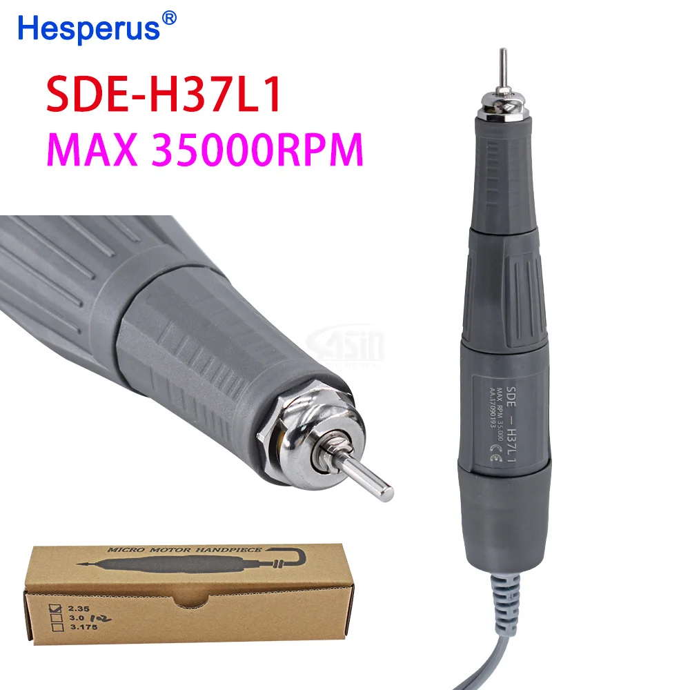 Drill Pen SDE-H37L1 35000RPM Handpiece For Marathon STRONG210 control box Electric Manicure machine Nails Drill handle Nail Tool