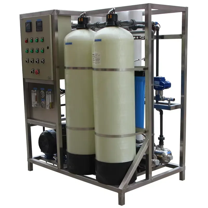 Small 500lph Portable Container Sea Water Desalination Machine Cost-Effective RO Seawater Desalination Plant for Drinking
