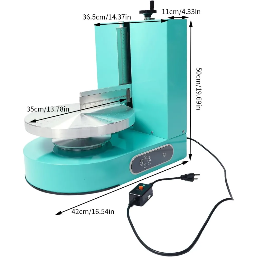 Macchina per decorare torte, macchina per spalmare la crema per torte elettrica Macchina per glassa per torte Torta di compleanno regolabile automatica