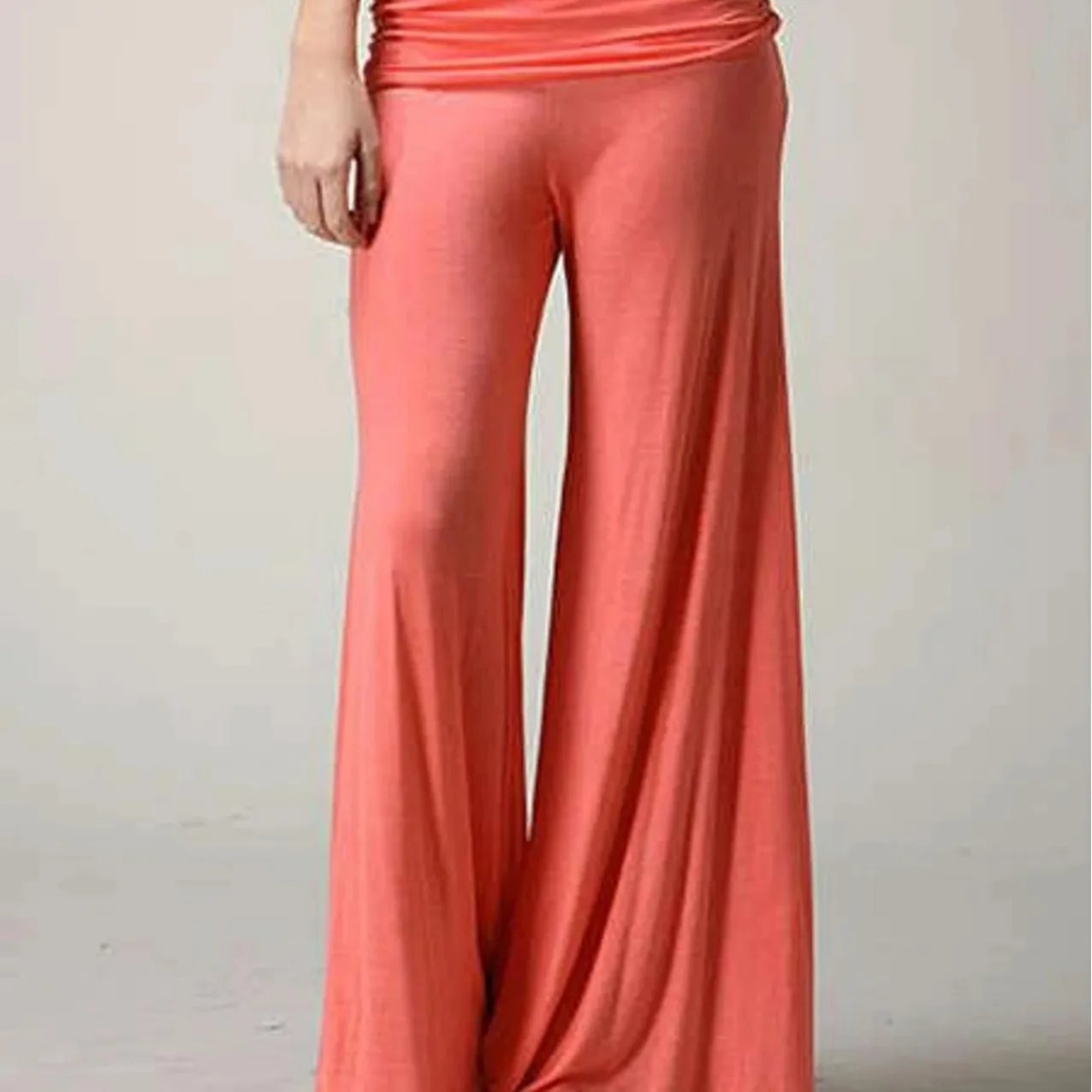 

Solid Color Flare Yoga Pants Wide Leg Loose Casual Versatile Workout Pants