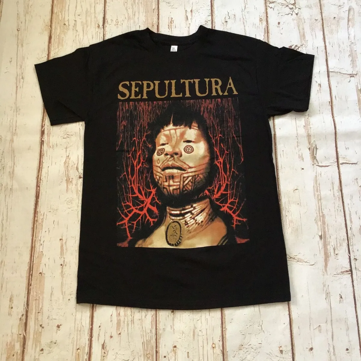 Sepultura Music Metal Band Vintage 90's Charcoal Unisex T-shirt Reprint Men Summer Men's T-Shirt Crew Neck Cotton Tee Clothing
