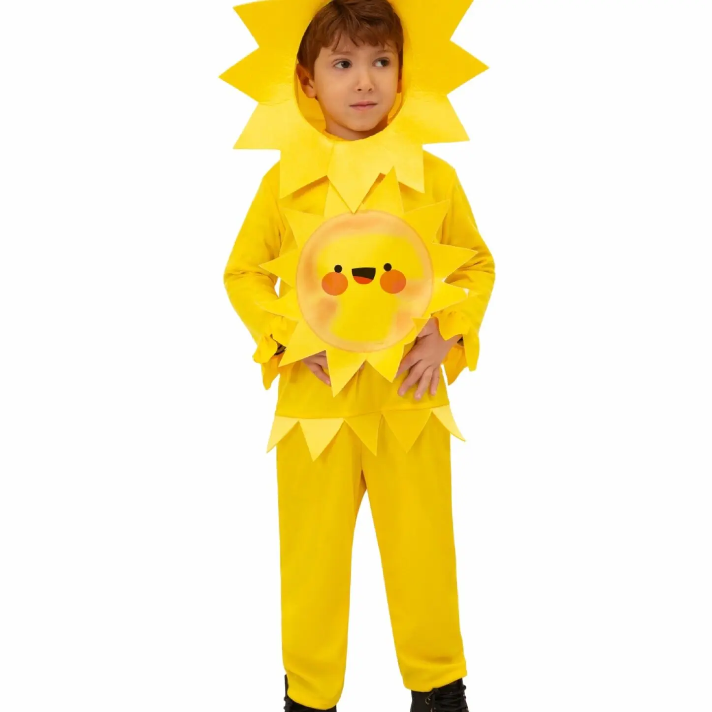 3-10 Years Old Flower/Plant/Animal Cosplay Costume Set Sunflower Rose Tree Rabbit Caterpillar Outfit for Halloween Carnival - view 4