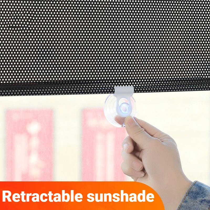 Car Automatic Rolling Shutter Sunshade Window Thermal Insulation Curtain Car Mounted Curtain Automatic Retractable Sunshade