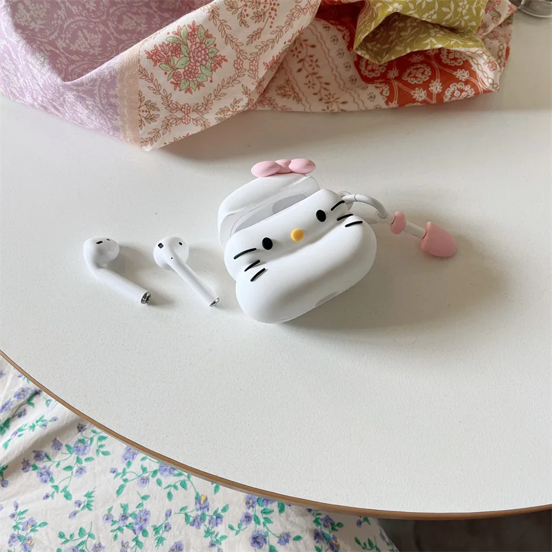 Do etui Airpods Pro, Funny Poop Hello Kitty słuchawki Bluetooth Anime pokrywa do etui Airpods Pro 2 dla dzieci/chłopców/dziewcząt