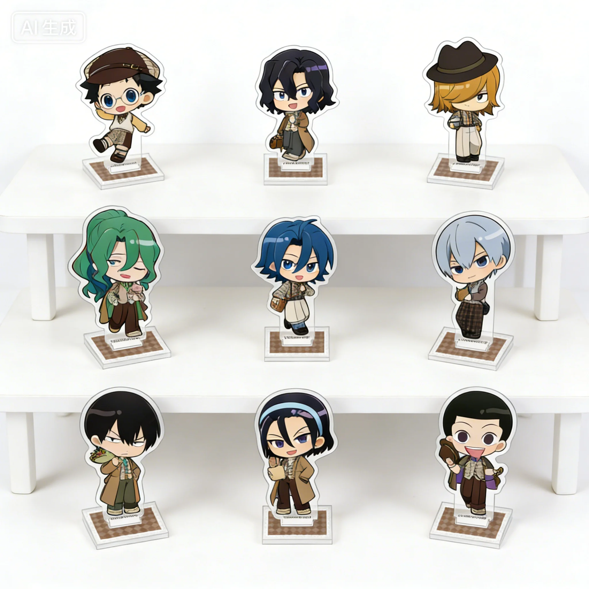 Yowamushi Pedal LIMIT BREAK Sakamichi Onoda Shunsuke Imaizumi Haruki Kiyoshima - Placa de acrílico, llaveros y decoración de escritorio