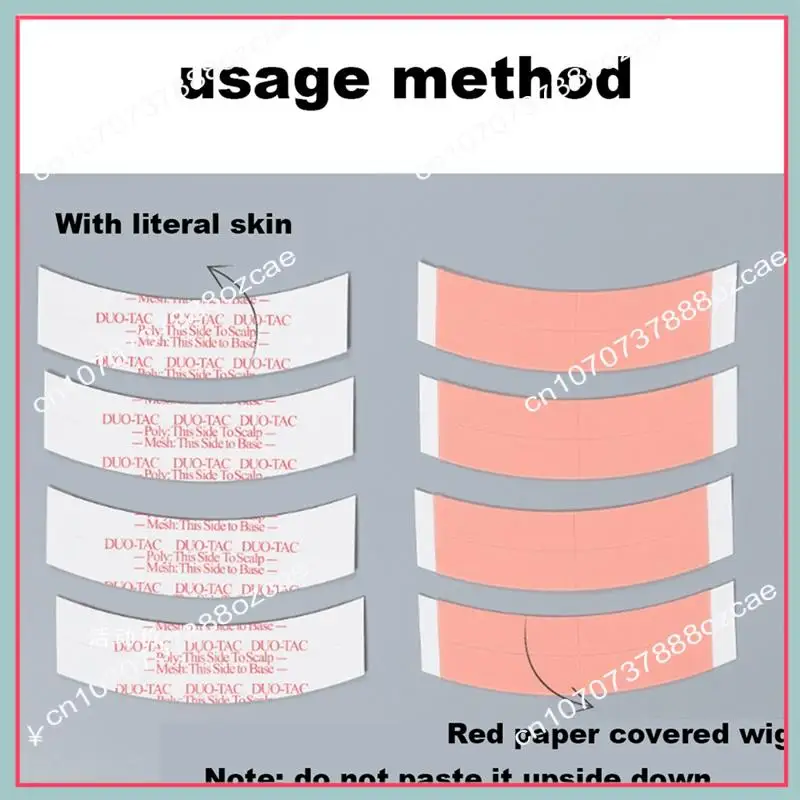 

A26P 72Pc/Lot Duo Tac Wig Double Tape Adhesive Extension Hair Strips For Toupees/Lace Wig Film Slitting Line