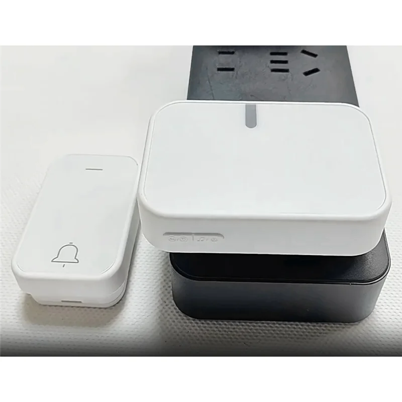 Timbre eléctrico autogenerado inalámbrico 433, timbre sin batería, volumen fuerte, buscapersonas uno a uno de larga distancia